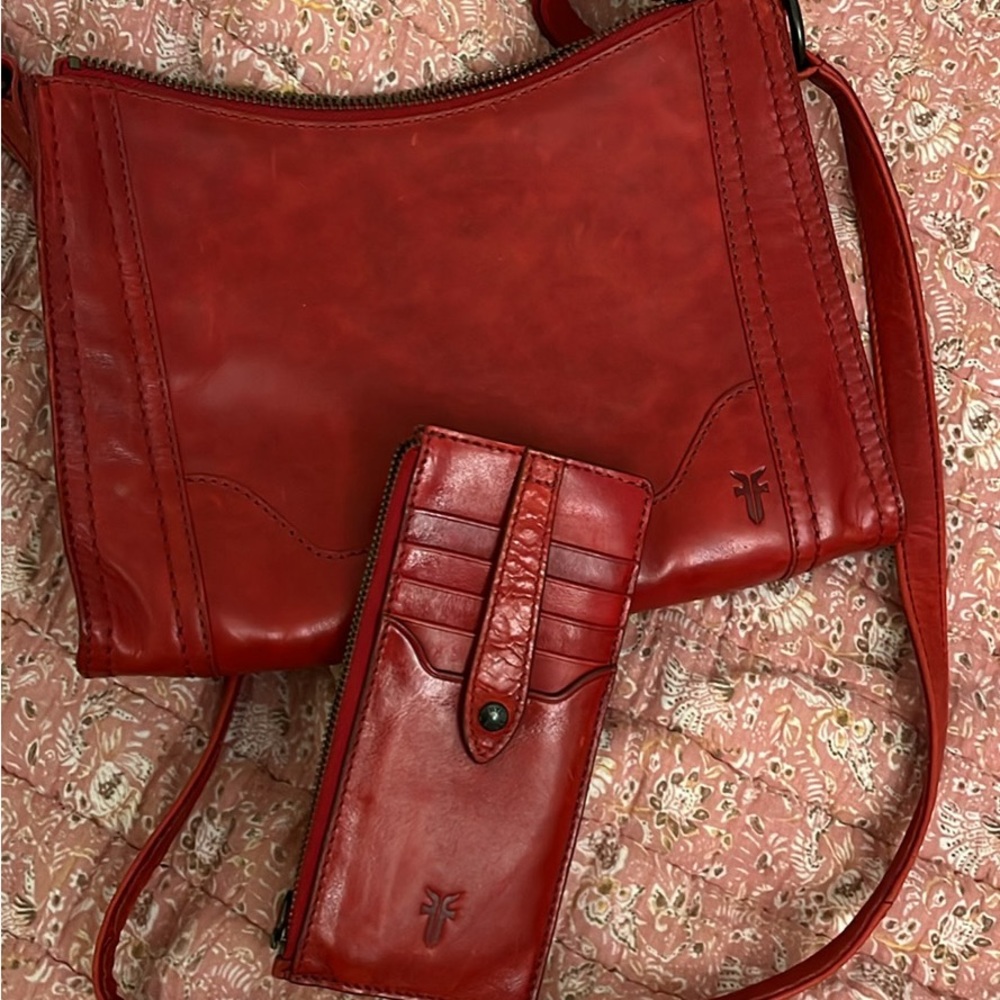 Frye Melissa Bag and wallet